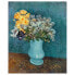 Фото #1 товара Leinwandbild Blumen in Blauer Vase