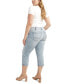 Фото #4 товара Plus Size Britt High-Rise Curvy-Fit Capri Jeans
