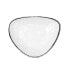 Фото #3 товара Плоская тарелка Quid Select Filo Белый Чёрный Пластик Треугольный 26 x 21 x 5,9 cm (9 штук)