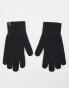 Фото #1 товара Levi's touch screen knit gloves with tab logo in dark grey