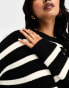 Фото #6 товара Stradivarius soft touch jumper in stripe