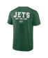 ფოტო #3 პროდუქტის Men's Green New York Jets Big and Tall Two-Sided T-shirt