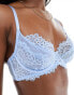 Фото #2 товара Hunkemoller Mika full cup non-padded lace bra in blue