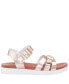 Little Girls Lacey Season Fastening Strap Sandals