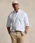 ფოტო #1 პროდუქტის Men's Big & Tall Striped Oxford Shirt