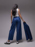 Фото #7 товара Topshop co ord denim trouser in mid blue