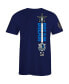 ფოტო #2 პროდუქტის x Black History Men's and Women's Collection Royal Dallas Mavericks T-Shirt