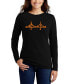 Фото #1 товара Women's San Francisco Bridge Word Art Long Sleeve T-shirt