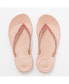 Фото #6 товара Women's Iqushion Ombre Sparkle Flip-Flops
