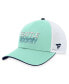 Фото #3 товара Men's Light Blue Seattle Kraken Authentic Pro Rink Trucker Adjustable Hat
