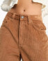 Фото #8 товара Cotton:On super baggy jeans in brown corduroy