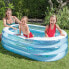 Inflatable Paddling Pool for Children Intex Oval Blue White 230 L 163 x 46 x 107 cm (6 Units)