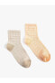 Kareli 2'li Soket Çorap Seti Çok Renkli