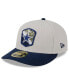 ფოტო #3 პროდუქტის Men's Stone, Navy Dallas Cowboys 2023 Salute To Service Low Profile 59FIFTY Fitted Hat