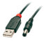 Фото #6 товара Lindy Adapter Cable USB A male - DC 5.5/2.1 mm male - 1.5 m - USB A - DC - USB 2.0 - Male/Male - Black
