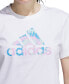 ფოტო #2 პროდუქტის Women's Cotton Tie-Dyed Logo Graphic T-Shirt