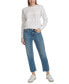 ფოტო #4 პროდუქტის Petite Cotton Textured Pointelle Sweater