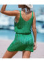 Women's Crochet Mini Cover-Up Dress