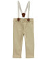 Фото #1 товара Baby Twill Suspender Pants 12M