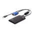 Фото #2 товара StarTech.com KVM Console to USB 2.0 Portable Laptop Crash Cart Adapter - USB - USB - VGA - Black - USB Mini-B - PS/2 + USB 2.0 A + VGA