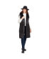 ფოტო #3 პროდუქტის Women's Kourtney Faux Shearling Hooded Vest