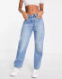 Фото #6 товара Levi's super high rise ribcage straight ankle jean in light wash