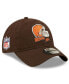 Фото #1 товара Big Boys Brown Cleveland Browns 2022 Sideline Adjustable 9TWENTY Hat