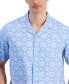 Фото #3 товара Men's Colette Medallion-Print Resort Camp Shirt, Created for Macy's