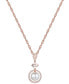 Фото #1 товара Macy's cultured Freshwater Pearl (8mm), Morganite (1/2 ct. t.w.) & Diamond (1/5 ct. t.w.) in 10k Rose Gold