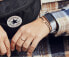 Фото #4 товара Струнный браслет с черным / стальным кольцом