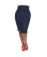 ფოტო #1 პროდუქტის Plus Size 1950s Commuter Wiggle Skirt