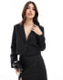 Фото #1 товара New Look cropped blazer in black