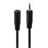 Lindy Audio Adapter Cable 2,5M/3,5F - 2.5mm - Male - 3.5mm - Female - 0.2 m - Black