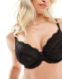 Фото #1 товара Ann Summers Fuller Bust Sexy Lace non padded plunge bra in black