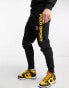 Фото #3 товара Polo Ralph Lauren sports capsule leg logo cuffed joggers in black CO-ORD