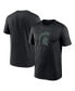 Фото #1 товара Men's Black Michigan State Spartans Primetime Legend Logo T-Shirt