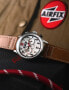 Фото #7 товара AVI-8 AV-4088-06 Mens Watch Hawker Hurricane Dual-Time Chronograph 43mm 5ATM