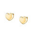 Charming heart-shaped gold-plated earrings Istanti SAVZ06