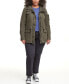 Trendy Plus Size Cotton Hood Utility Jacket