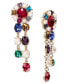 Gold-Tone Multicolor Stone Drop Earrings, Created for Macy's