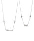 Фото #1 товара FAO Schwarz fine Silver Plated Love and Mama Necklace Set, 2 Piece