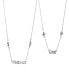 FAO Schwarz fine Silver Plated Love and Mama Necklace Set, 2 Piece - фото #1