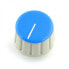 Фото #2 товара Potentiometer knob GS18 gray-blue - 6/18mm - 5 pcs.