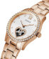 Guess Damen Armbanduhr Be Loved 38 mm Herz auf Zifferblatt Armband Edelstahl GW0380L3
