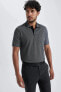 Regular Fit Basic Kısa Kollu Polo Tişört X7133az23sm