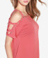 Women's Cold-Shoulder Top