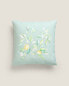 Фото #4 товара Lemon print cushion cover