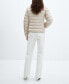 Women's Quilted Feather Coat