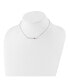 ფოტო #3 პროდუქტის Preciosa Crystal and Red Glass Bar 15 inch Cable Chain Necklace