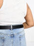 Фото #3 товара ASOS DESIGN CURVE half moon waist and hip jeans belt